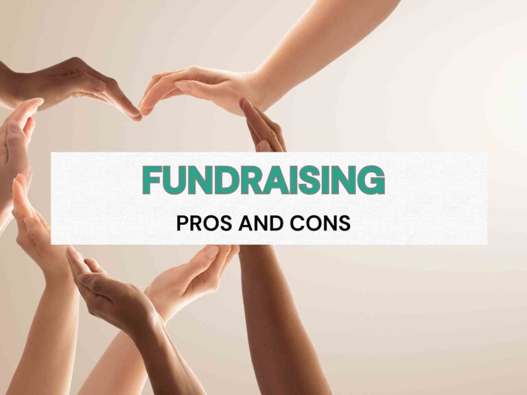 Advantages and disadvantages of fundraising