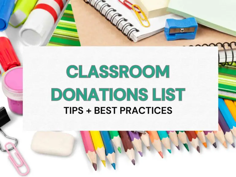 Classroom Donations List: Must-Have Items + Best-Practices