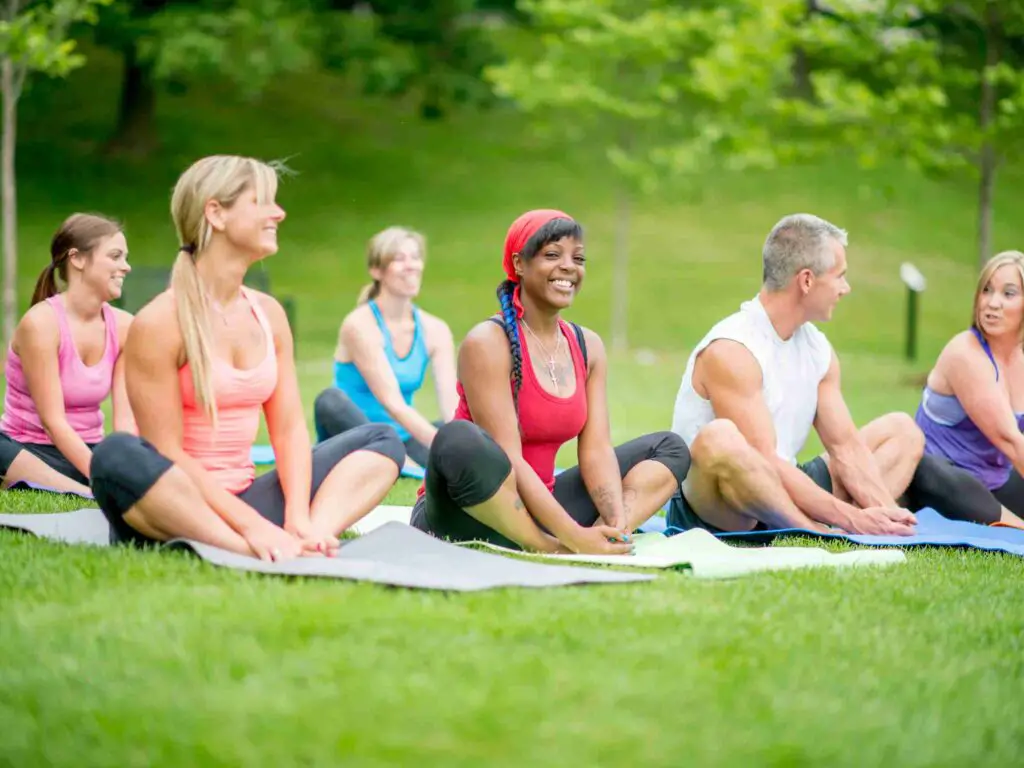 Yoga class - community-based september fundraiser idea
