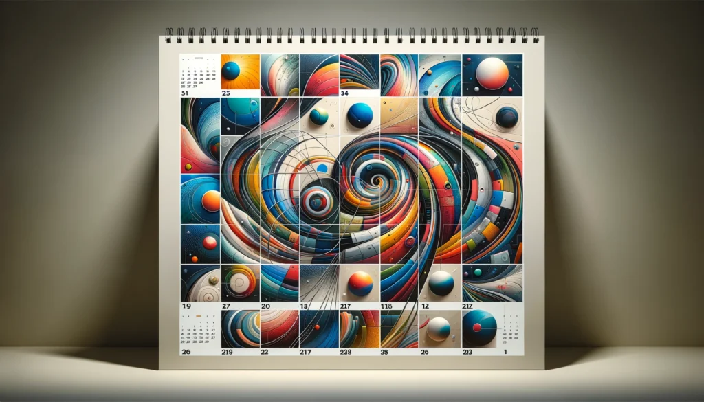 Creating art calendars as one of the art fundraising ideas