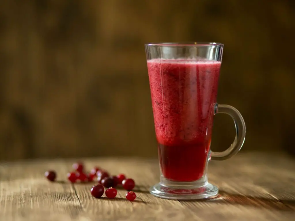 red berry smoothie