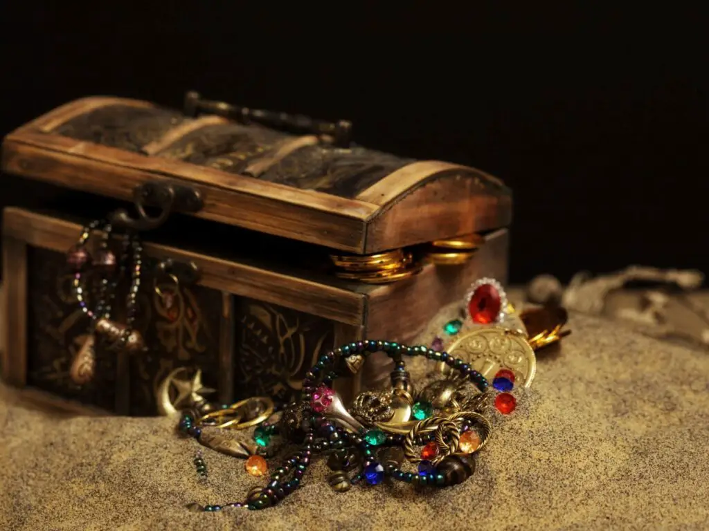 Chest with treasure
